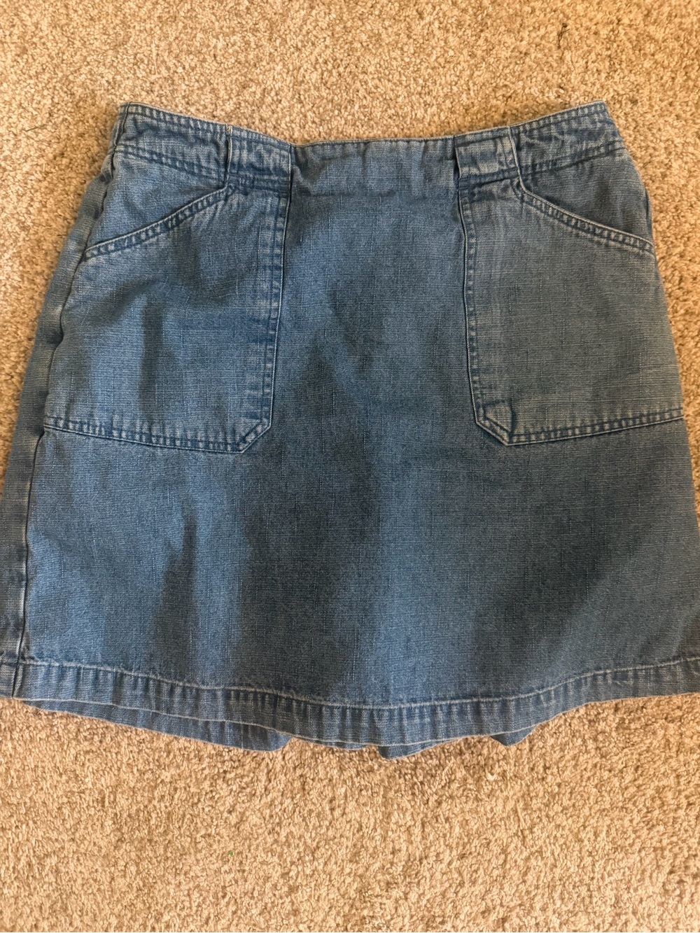 White Stag Denim Mini Skirt - Blue